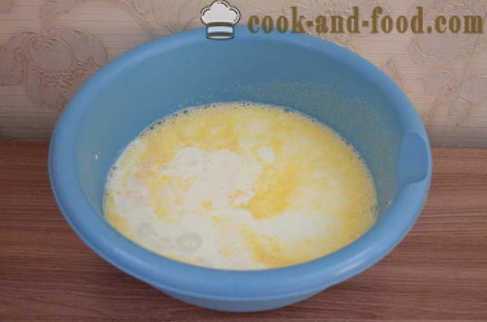 Quick Tårta på kefir utan fyllning - hur man förbereder gelé tårta med kefir i ugnen, med en steg för steg recept foton