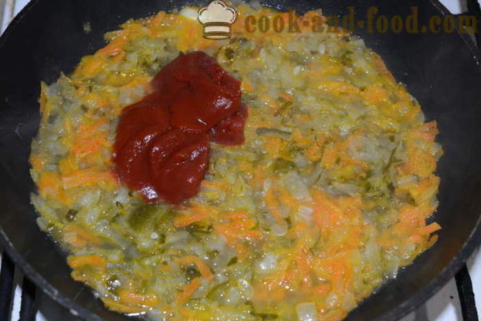 Potatissoppa med frysta köttbullar och inlagd gurka - hur man lagar potatissoppa med köttbullar, med en steg för steg recept foton