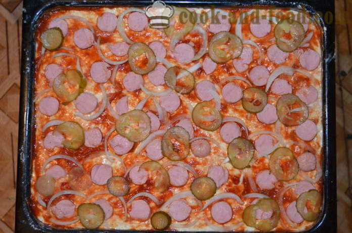 Outdoor pizza paj - hur man lagar en pizza-paj, en steg för steg recept foton