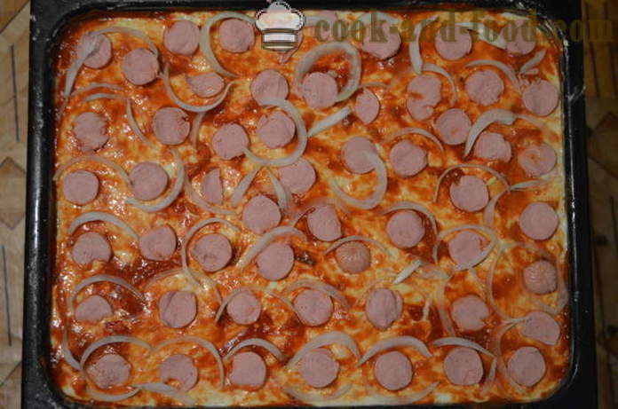Outdoor pizza paj - hur man lagar en pizza-paj, en steg för steg recept foton