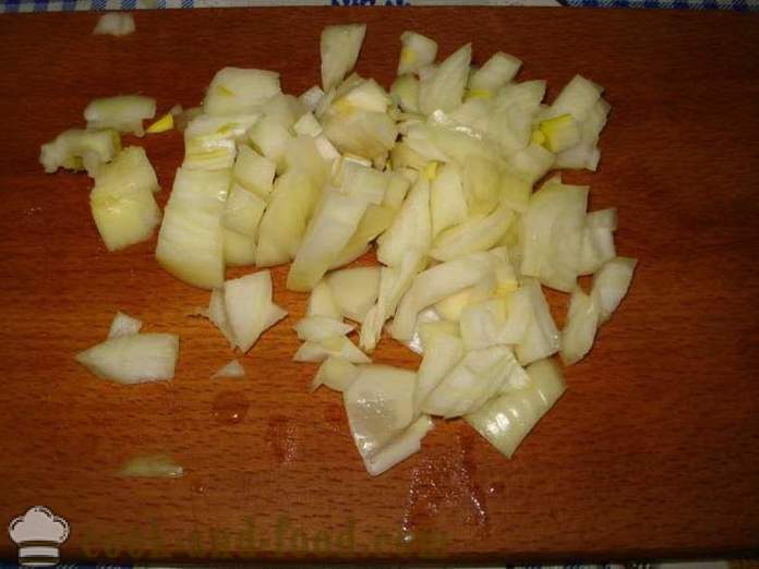 Stekt potatis med lök - hur man lagar stekt potatis med lök i en stekpanna, en steg för steg recept foton