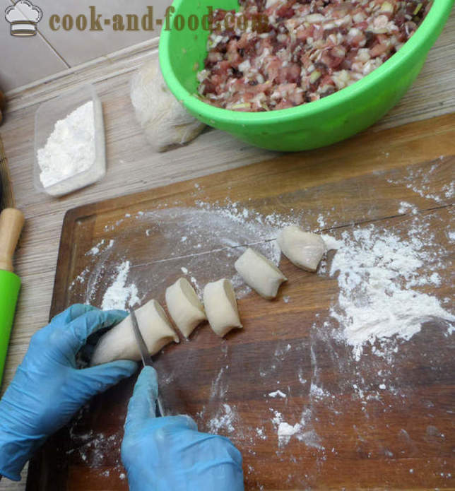 Läckra dumplings med kött - hur man gör dumplings hemma, steg för steg recept foton
