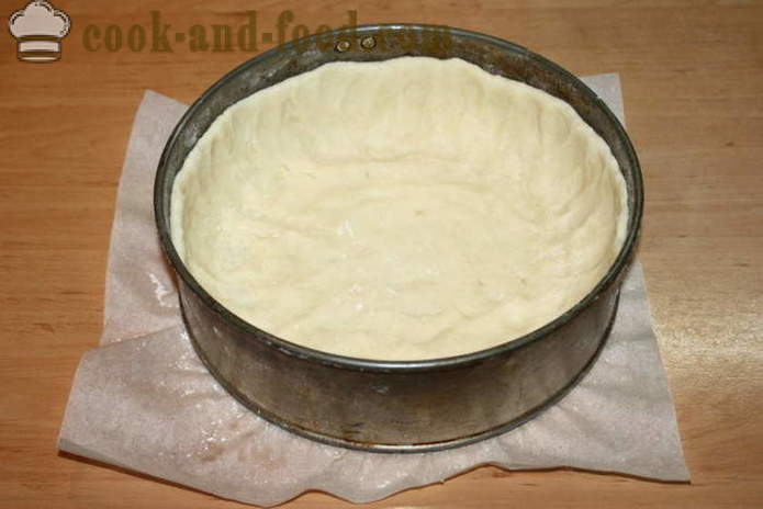 Läcker kyckling paj med ost - hur man lagar en kyckling paj i ugnen, med en steg för steg recept foton
