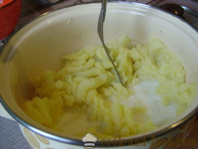 Potatismos med mjölk - hur man lagar potatismos, en steg för steg recept foton