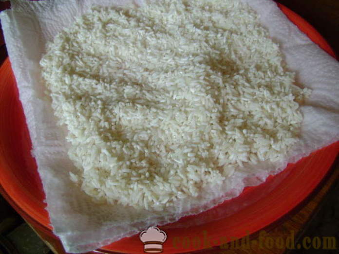 Kokt ris med gurkmeja - hur man lagar ris med gurkmeja, en steg för steg recept foton