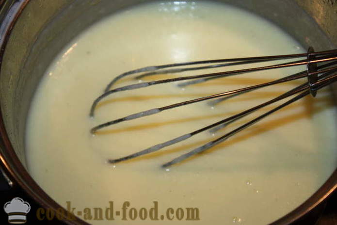 Profiteroles med vaniljsås - hur man gör profiteroles hemma, steg för steg recept foton