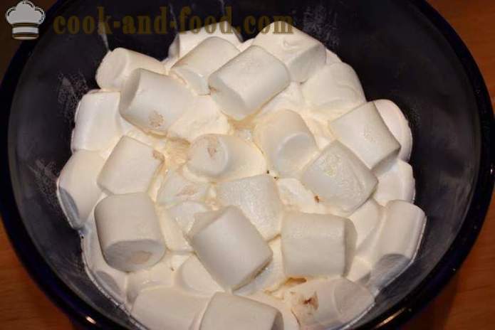 Home mastix av marshmallow med händerna - hur man gör en pasta av tugga marshmallow hemma, steg för steg recept foton