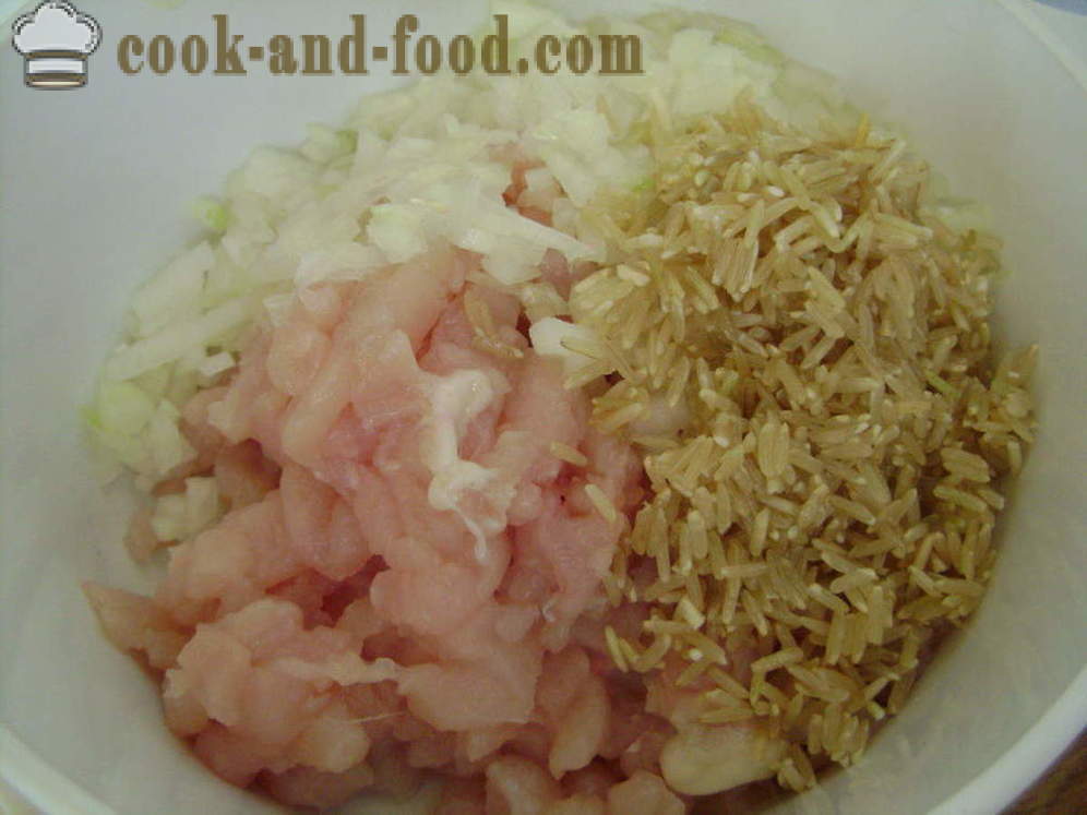 Fyllda grönsaker med ris och malet kött - hur man förbereder fyllda grönsaker, med en steg för steg recept foton