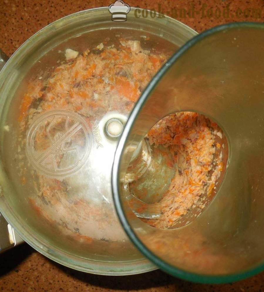 Classic Pate sill med smält ost och morötter - hur man lagar foie sill hemma, steg för steg recept foton