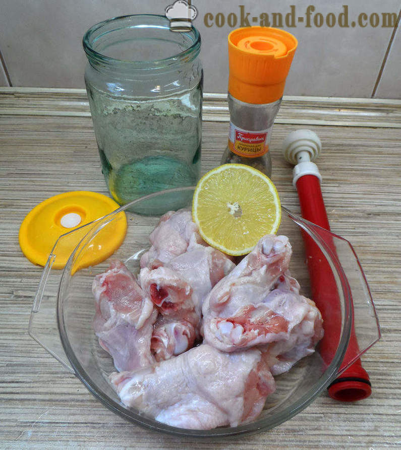 Kyckling dagars diet 6 kronblad - kryddig kyckling axlar ett par