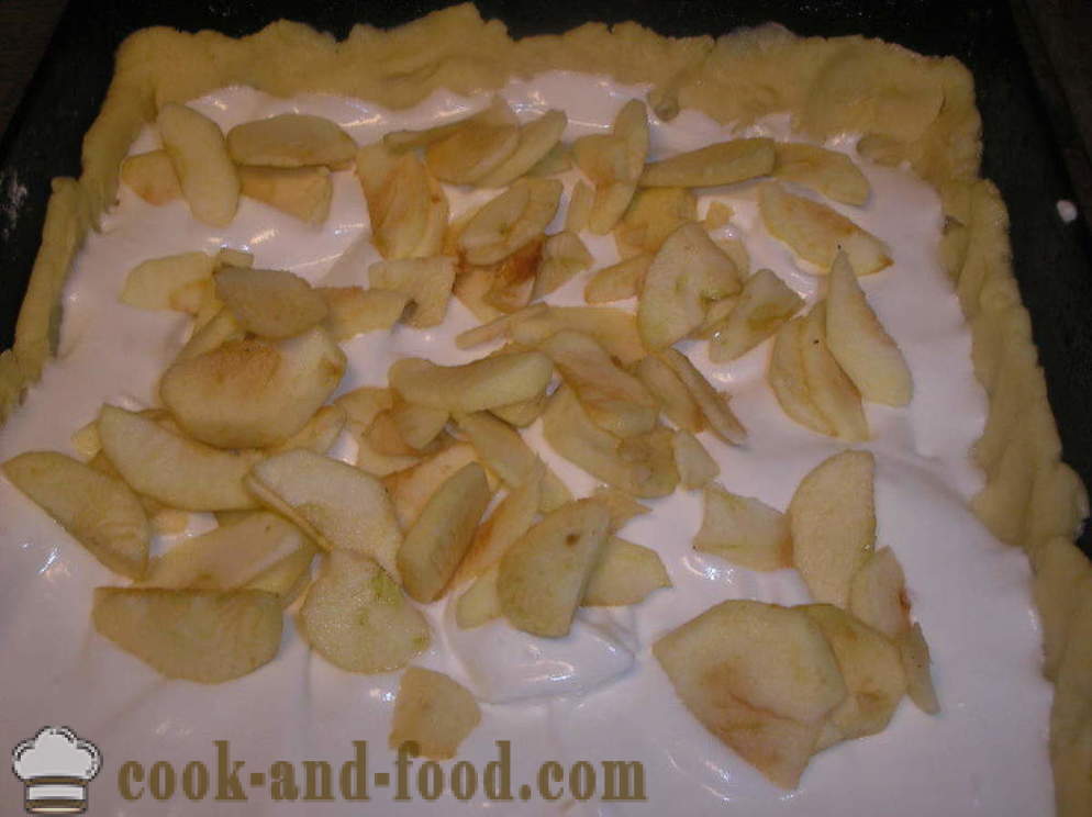 Open äppelpaj deg - hur man lagar äppelpaj deg, en steg för steg recept foton