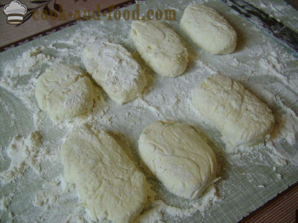 Ostmassa kakor utan bakpulver - hur man gör ostmassa pannkakor i en stekpanna, en steg för steg recept foton