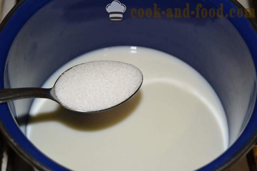 Semolina i mjölk utan klumpar i pannan - hur man lagar gröt med mjölk utan klumpar, steg för steg recept foton