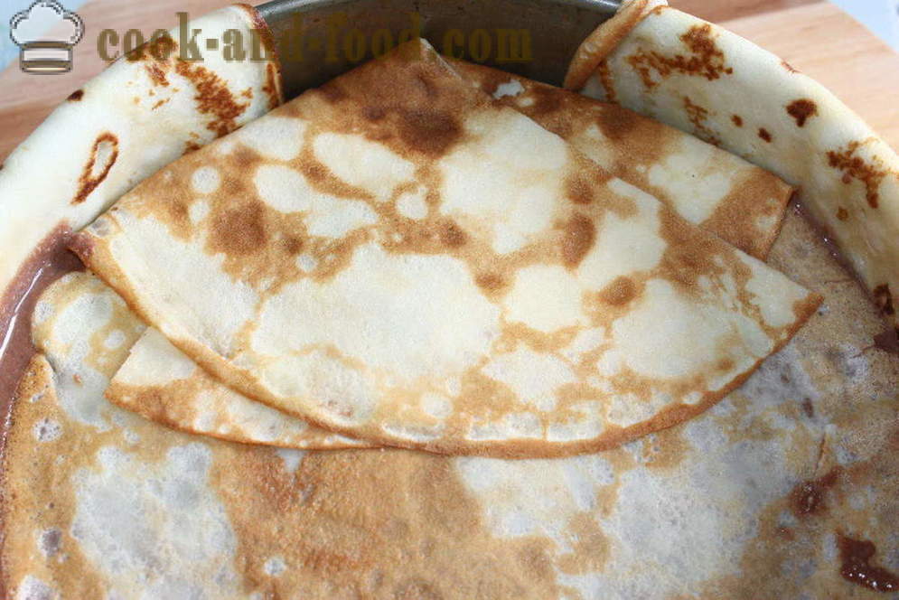 Pannkaka kaka med cream cheese och apple rosor - hur man gör en pannkaka kaka med ostmassa, ett steg för steg recept foton