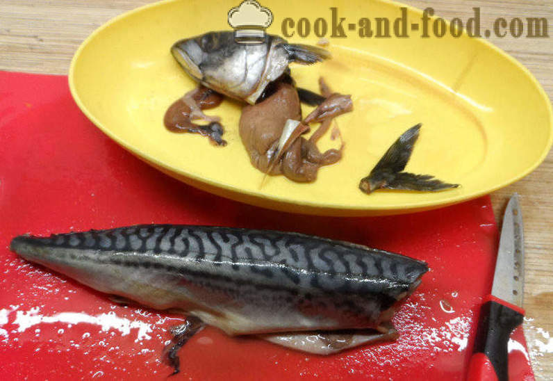 Fishcakes makrill - hur man lagar fiskkakor från makrill, steg för steg recept foton
