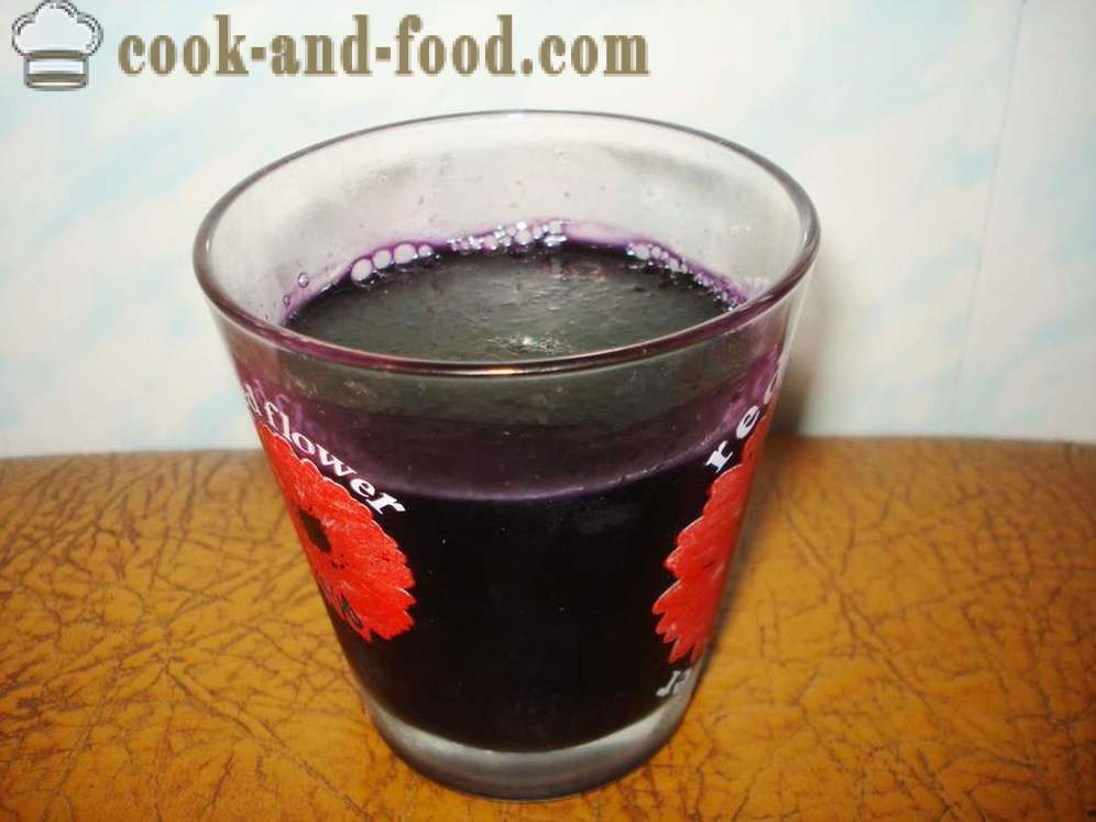 Grape gelé med gelatin - hur man gör gelé av druvor hemma, steg för steg recept foton