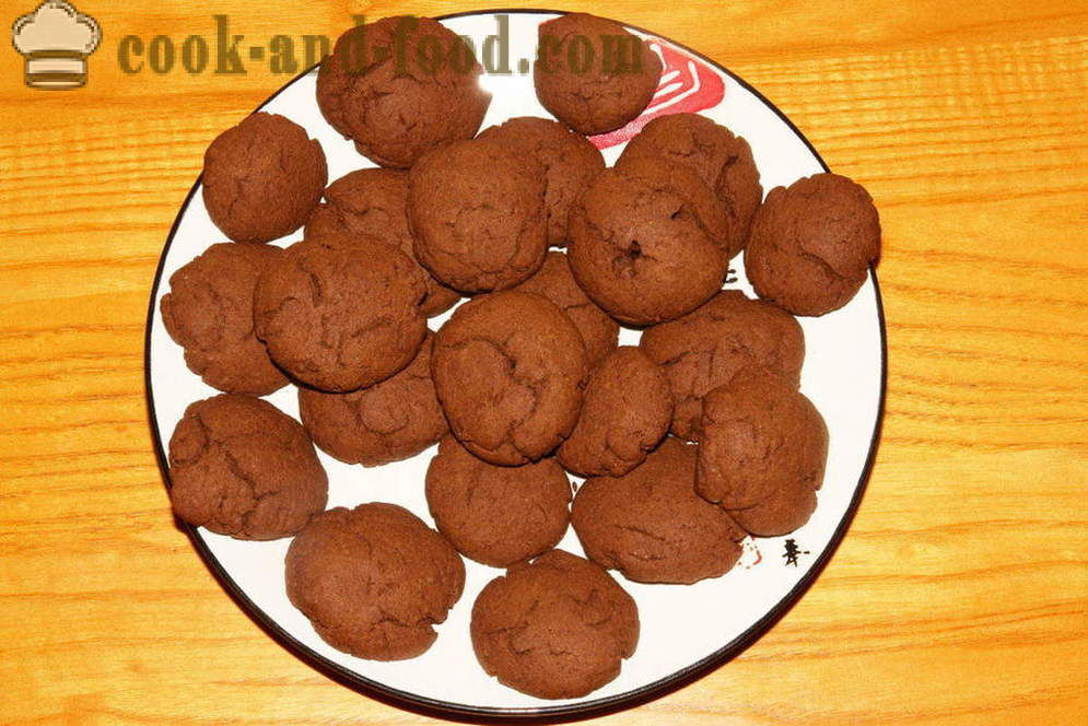 Snabb och enkel chocolate chip cookies - hur man gör chocolate chip cookies hemma, steg för steg recept foton