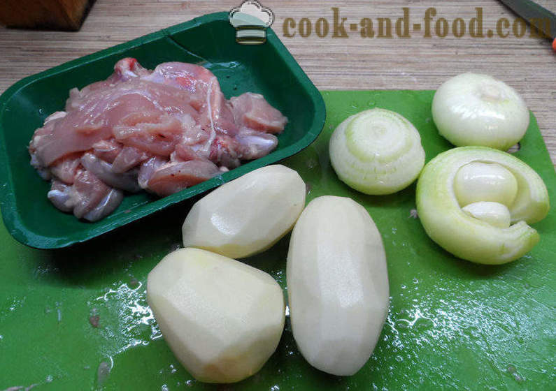 Echpochmak tartare, med kött och potatis - hur man lagar echpochmak, steg för steg recept foton