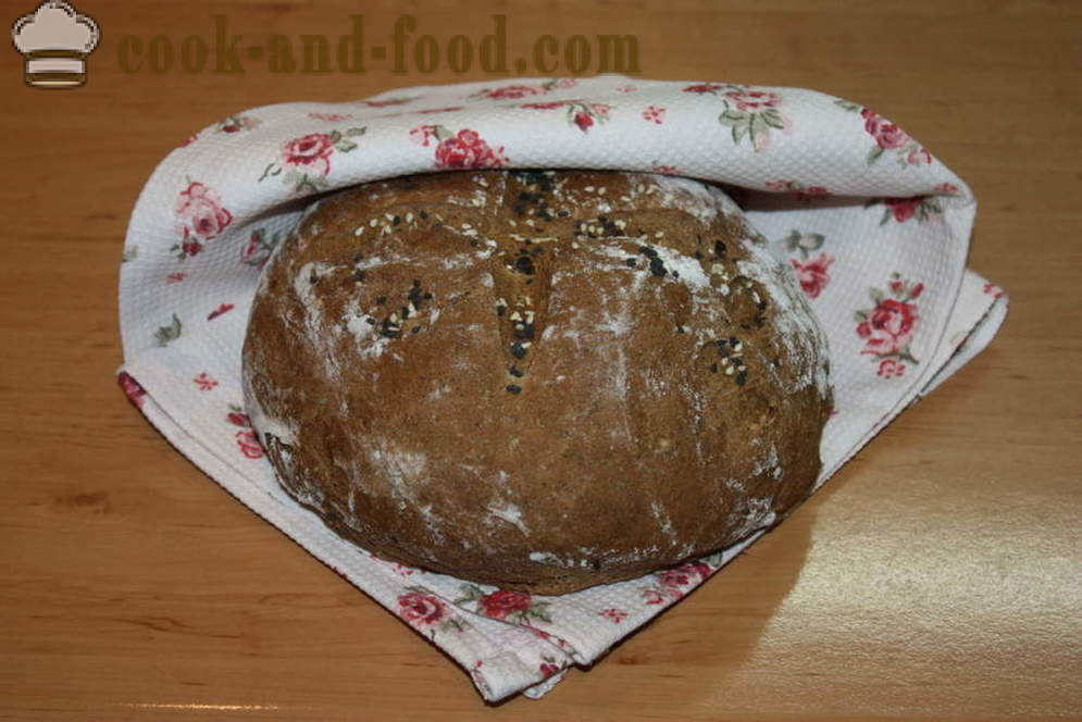Recept på rågbröd i ugnen - hur man bakar rågbröd hemma, steg för steg recept foton