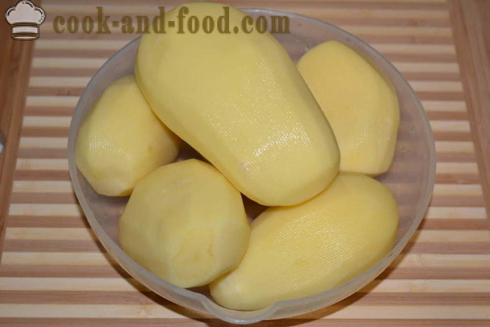 Potatismos med mjölk och smör utan klumpar - hur man lagar en läcker potatismos, en steg för steg recept foton