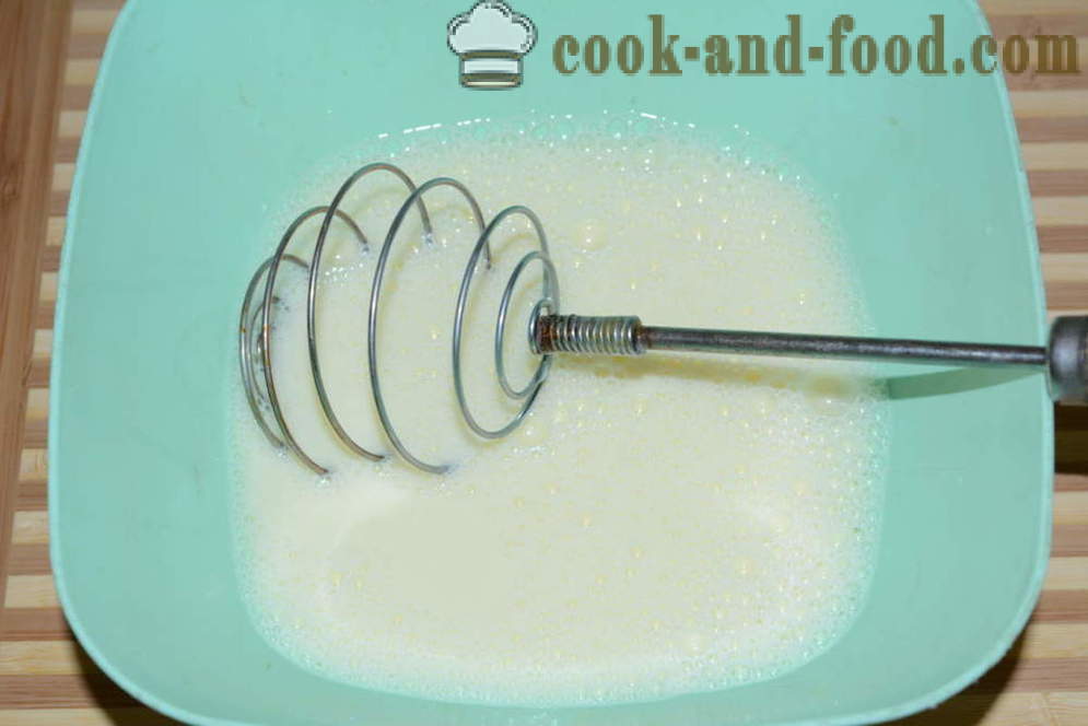 Söt limpa toast med ägg och mjölk i en kastrull - hur man gör en limpa rostat bröd i en stekpanna, en steg för steg recept foton