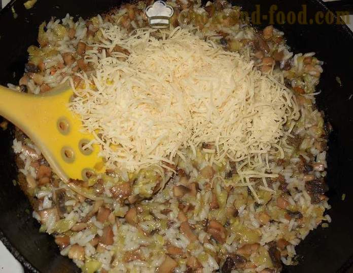 Zucchini bakas i ugnen med köttfärs: ris med svamp och ost - hur man lagar fyllda zucchini i ugnen, med en steg för steg recept foton