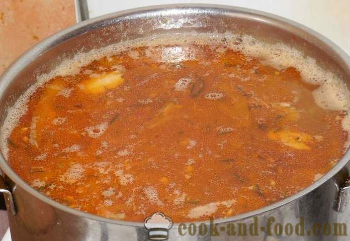 Läcker hemlagad soppa med bönor i Ukraina - hur man lagar soppa med bönor i Ukraina - ett steg för steg recept foton