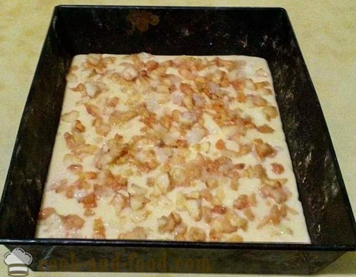 Recept på äppelpaj i ugnen - en steg för steg recept med bilder hur man bakar en äppelpaj med gräddfil snabbt och enkelt