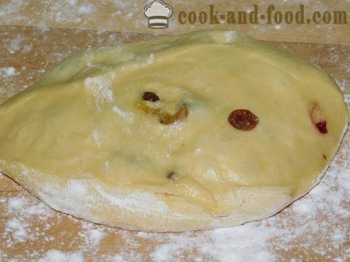 Italienska Panettone - enkel och läckra påsk tårta i bakmaskinen - en steg för steg recept foton