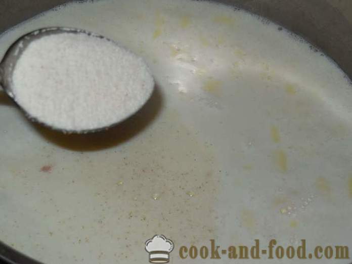 Hur man lagar gröt med mjölk utan klumpar - en steg för steg recept för mannagryn med foton