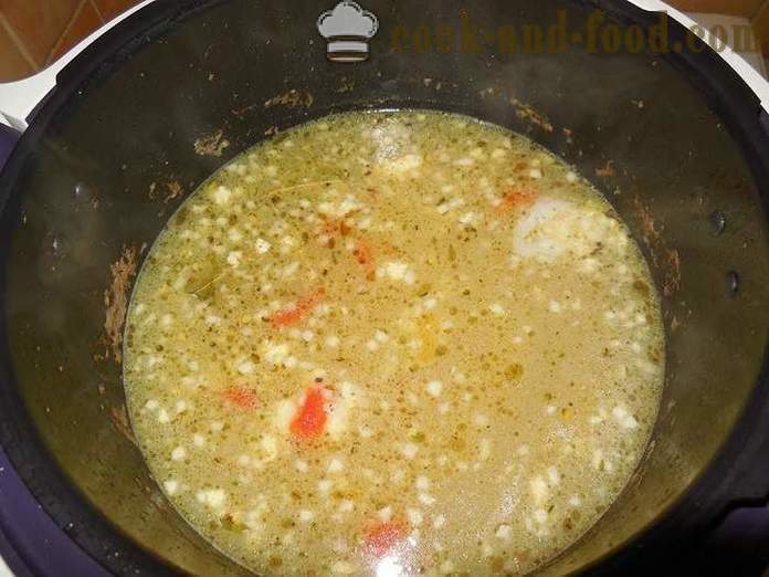 Läcker grönsakssoppa med kött i multivarka - ett steg för steg recept med bilder hur man lagar grönsakssoppa med frysta ärtor och gröna bönor
