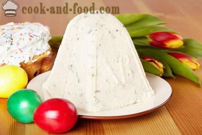 Påsk royal ostmassa (brygga) - En enkel hem recept för påsk ost med russin, kanderad frukt, nötter
