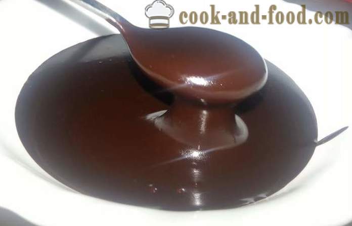 Bästa choklad glasyr med gräddfil - ett recept hur man gör en glasyr av kakao, gräddfil och smör, med video