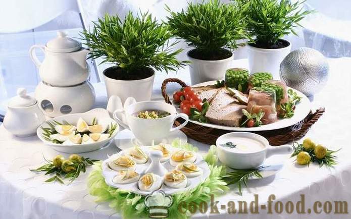 Kulinariska traditioner och seder i påsk - påskbordet i Slavic ortodox tradition