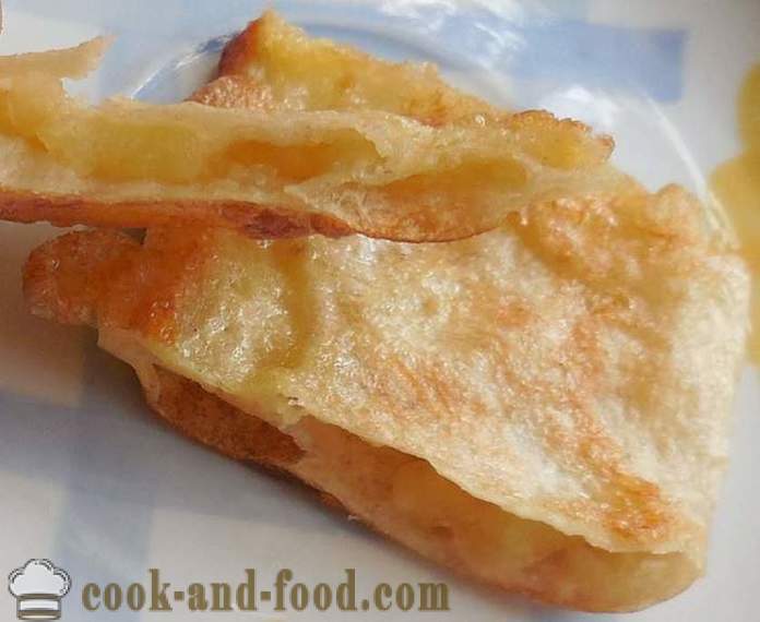 Söta kakor Lavash med äpplen - lätt och läcker dessert Lavash en steg för steg recept med bilder.