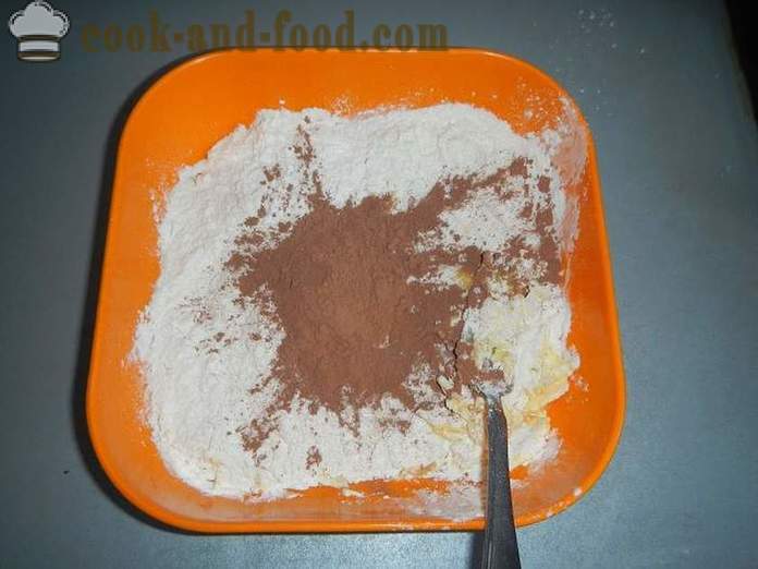 Choklad cheesecake Giraffe - hur man lagar en kaka, steg för steg recept foton