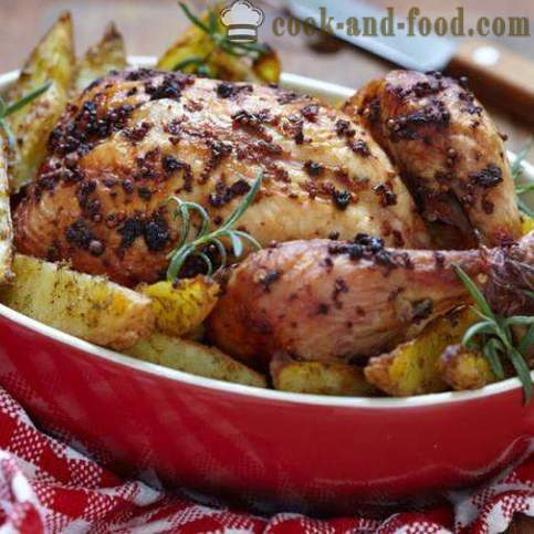 Recept kyckling med potatis i ugnen