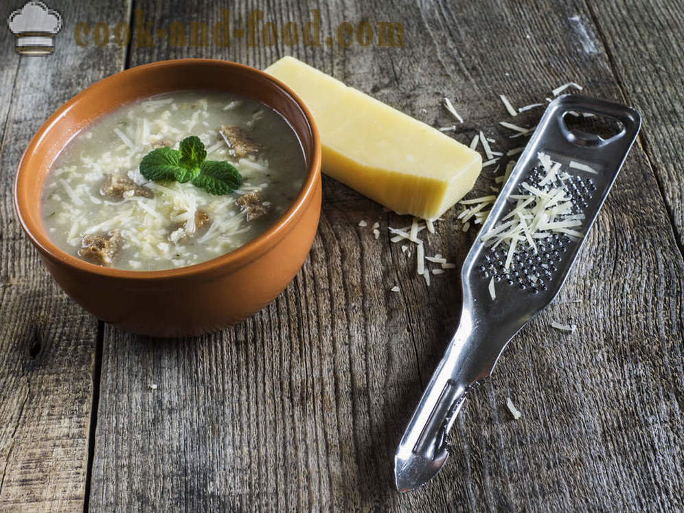 Tre recept matlagning soppa med ost - video recept hemma