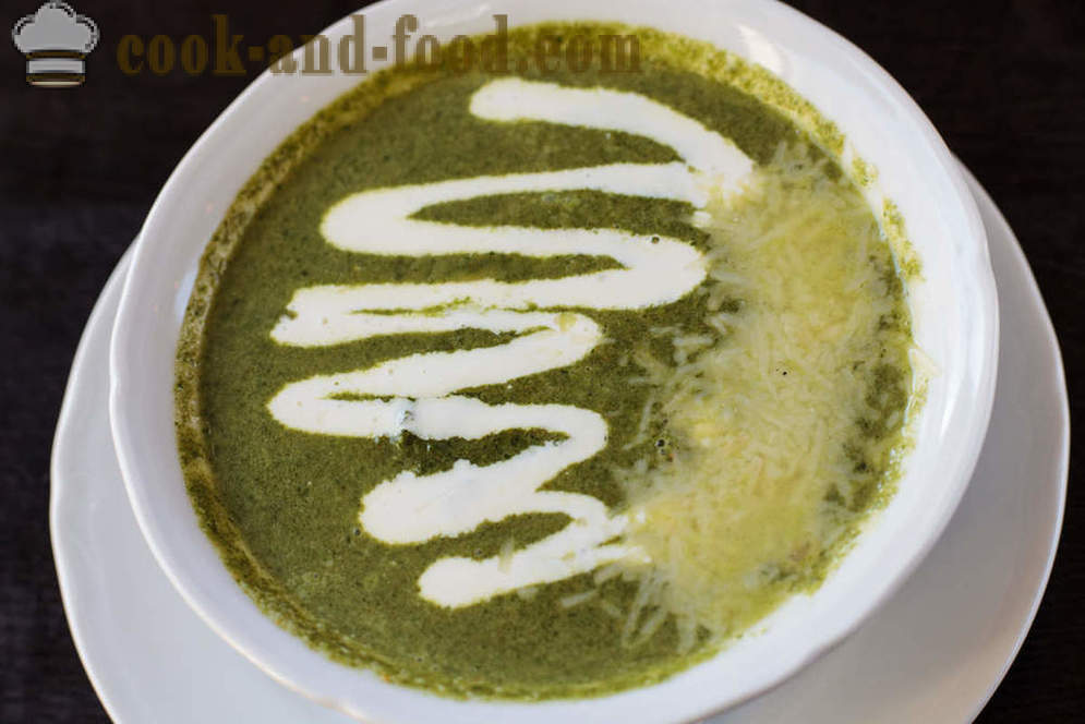 Soppa av gröna ärtor: tre ursprungliga receptet