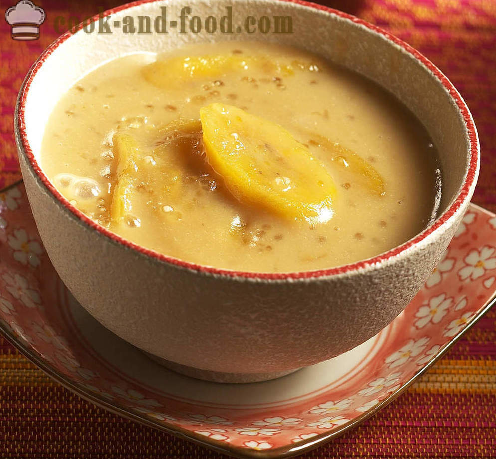 Banan: afrikanska och asiatiska dessert soppa - video recept hemma