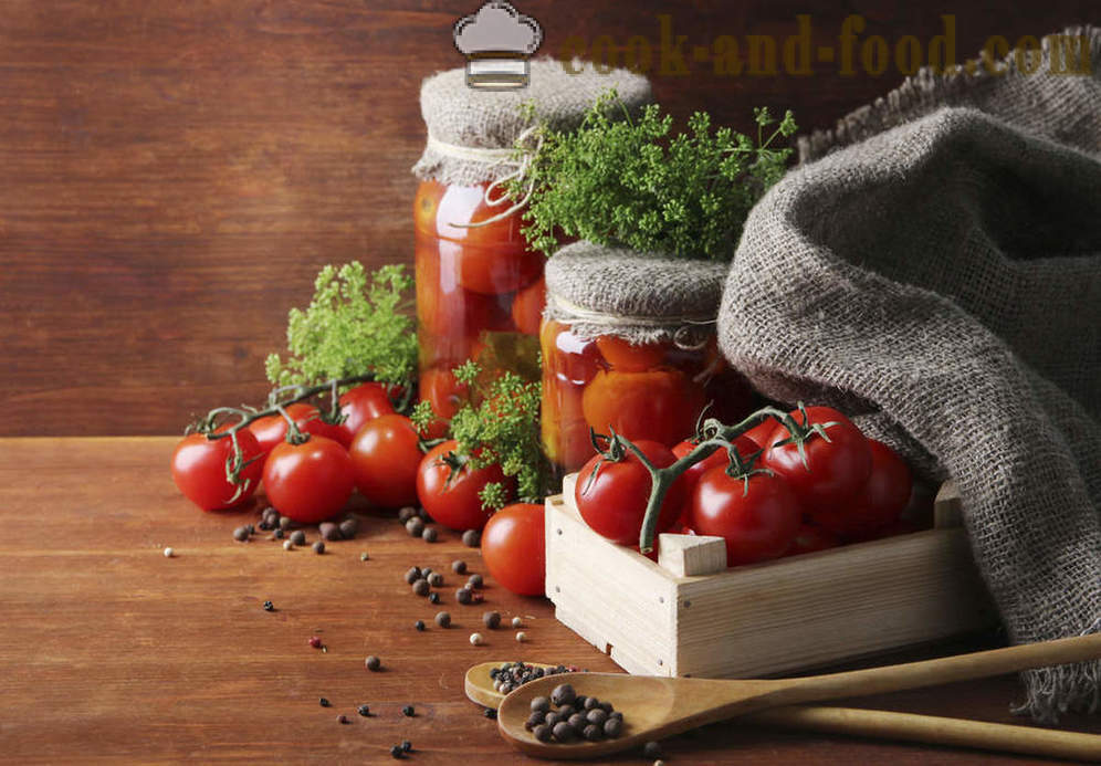 Tomater för vintern: 5 recept inhemska preparat - video recept hemma