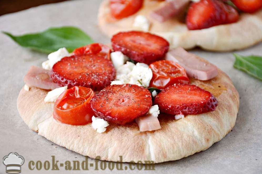 Pizza, soppa och tårta med jordgubbar till lunch - videorecept hemma