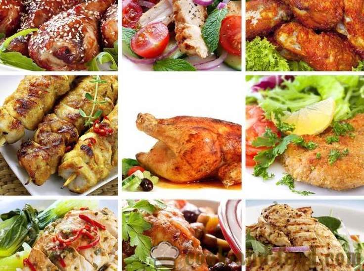 4-rätters middag: kyckling - video recept hemma